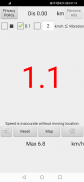 Speedometer (km / h) aplikasi percuma screenshot 1