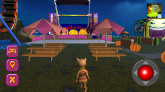 هالوين القط موضوع حديقة 3D screenshot 5