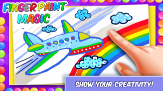 Fingerpaint Magic Draw and Color by Finger screenshot 1