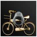 Bicycle lock Circuit Icon