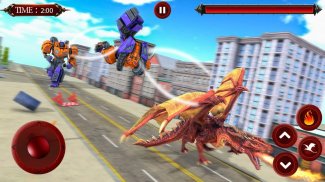 Flying Dragon Robot Transformation: Robot games 3D screenshot 1