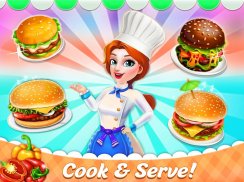 Burger Criador Fast Food Jogo Kitchen screenshot 0