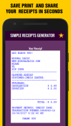 Easy Receipt Generator, Receipt & Invoice Maker screenshot 2