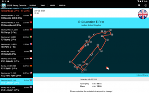 E Racing Calendar 2025 screenshot 1