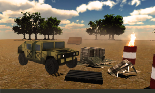 4x4 Off Road Army Jeep Stunts screenshot 3