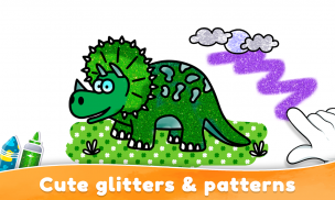 Toddler Coloring Book Glitter screenshot 0