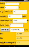 Bearing Capacity Calc Free v screenshot 4