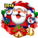 3D Selamat Hari Natal Tema Icon