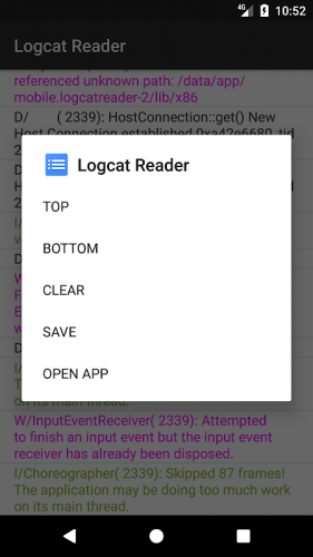 Logcat Reader screenshot 2