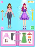 Trò chơi mặc đồ búp giấy DIY screenshot 2