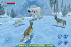 arctische wolf sim 3D screenshot 9