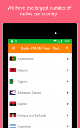 Rádio em todo o Mundo, Estações de rádio do mundo screenshot 8