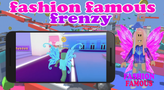 Fashion Famous Frenzy Dress Up Runway Show obby screenshot 1