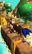 Blue Hedgehog Run : Dash Adventure screenshot 1