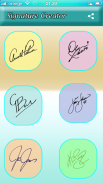 Signature Creator App - Signature Maker 2018 screenshot 0