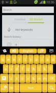 Tastiera giallo per mobile screenshot 6