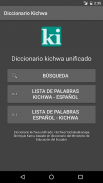 Diccionario Kichwa Unificado screenshot 1