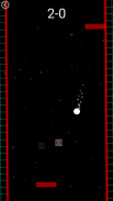 Neon Space Ball - classic pong screenshot 2