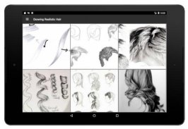 Drawing Realistic Hair screenshot 2