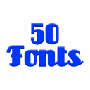 Yazı Tipleri FlipFont 50 #1 Icon