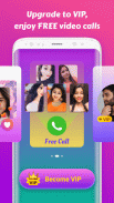 MeetU-تطبيق دردشة فيديو للتعارف على اجمل الفتيات screenshot 0