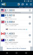 Convertisseur de devises et transfert d'argent XE screenshot 5