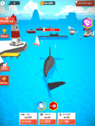 Idle Shark World - Jogo Tycoon screenshot 2