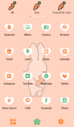 Bunny and Carrot Theme +HOME screenshot 3