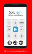 Solv'em - Endless Math Puzzle screenshot 2