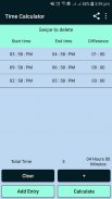 Time Calculator Timesheet, Hou screenshot 4