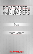 Remember the Numbers screenshot 0