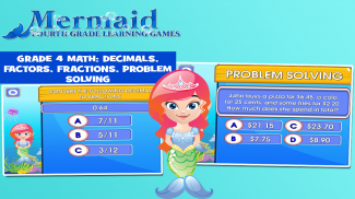 Mermaid's Fourth Grade Games screenshot 0