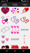 Love & romantic photo stickers screenshot 4