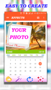 Photo Calendar Maker 2018 : Photo Calendar Frame screenshot 3