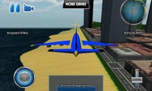 A-طائرة محاكاة الطيران 3D screenshot 3
