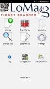 LoMag Ticket scanner - Control screenshot 4