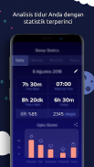 Sleeptic: Pelacak Tidur & Jam Alarm Cerdas screenshot 2