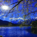 Blue Lake Evening LWP Icon