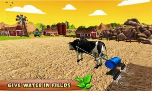 Bull Farming Village Farm 3D screenshot 2