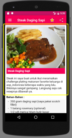 Resep Steak 10 Download Apk For Android Aptoide