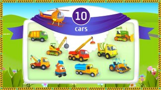Léo e os veículos:   jogos educativos de carros screenshot 4