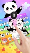 Cute Panda Coming Keyboard The screenshot 4