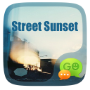 GO SMS STREET SUNSET THEME