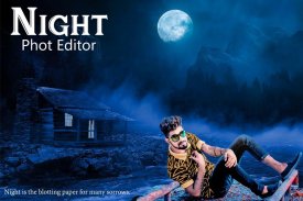 Night Photo Editor - Photo Frame screenshot 4