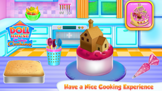 Doll House Cake Cooking screenshot 1