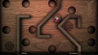 Marble Maze Wallpaper Game screenshot 4