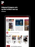 Politiken e-avisen screenshot 1