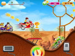 Anak Sepeda Bukit Racing: Game Gratis Motorcycle screenshot 0