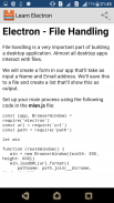 Learn Electron screenshot 1