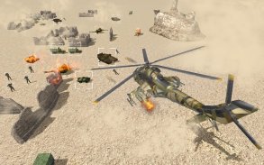🚁 Gunship Helicopter Strike 🚁 3D Battle Chaos screenshot 4